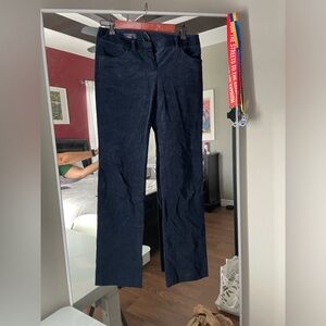 Brooks Brothers Lucia Fit Navy Blue Corduroy Pants Size 2